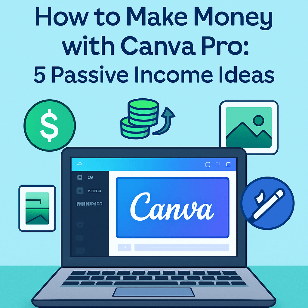How to Make Money with Canva Pro 5 Passive Income Ideas