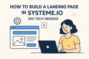 How to Build a Landing Page in Systeme.io (No Tech Needed)